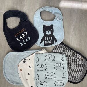 Baby Bear Bibs & burp clothes